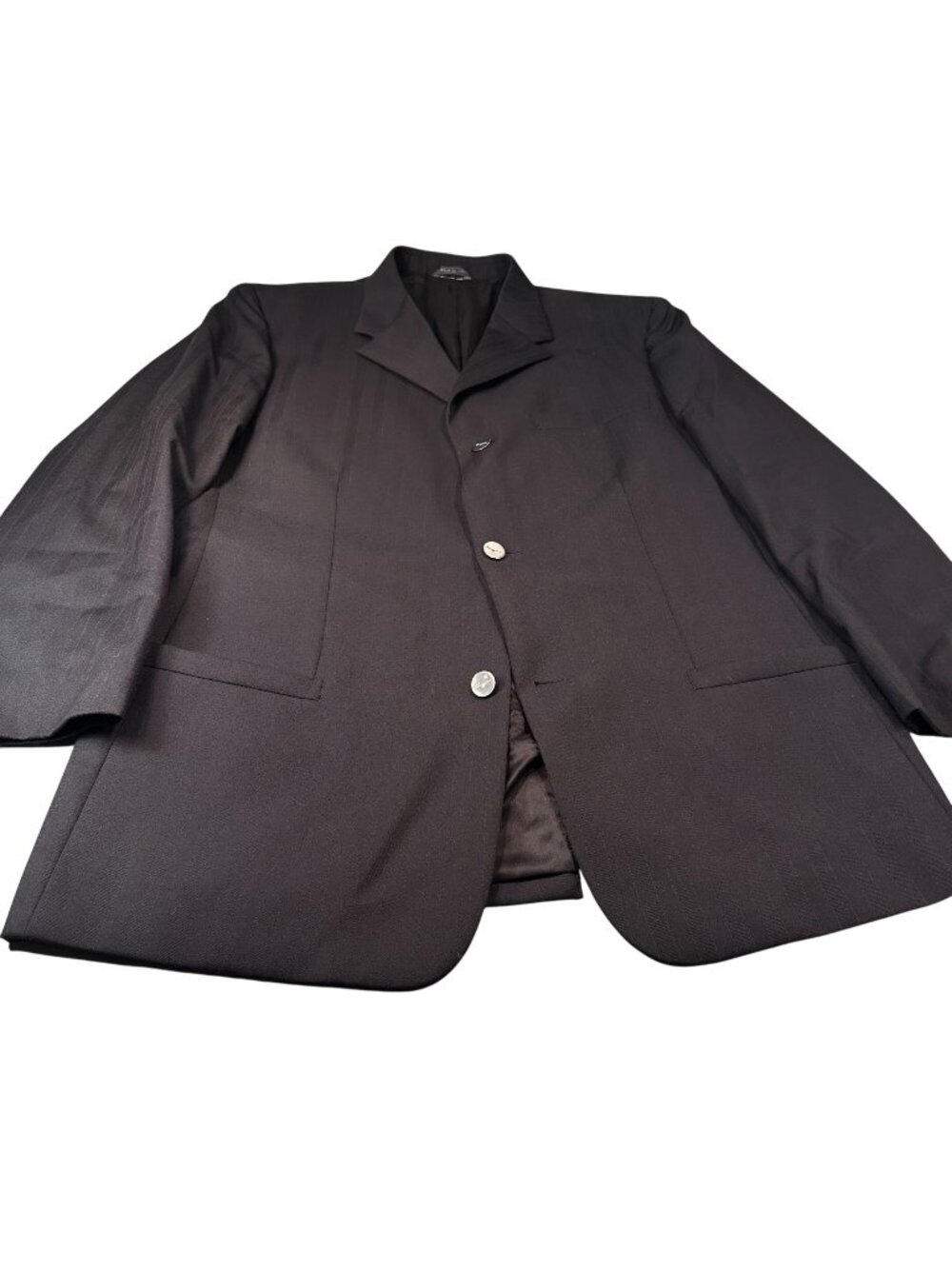 Versace Istante Mens Blazer Italy Pinstripe Single Breasted Jacket 3 Button